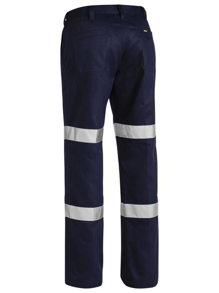 Bisley Taped Biomotion Cotton Drill Work Pants - BP6003T