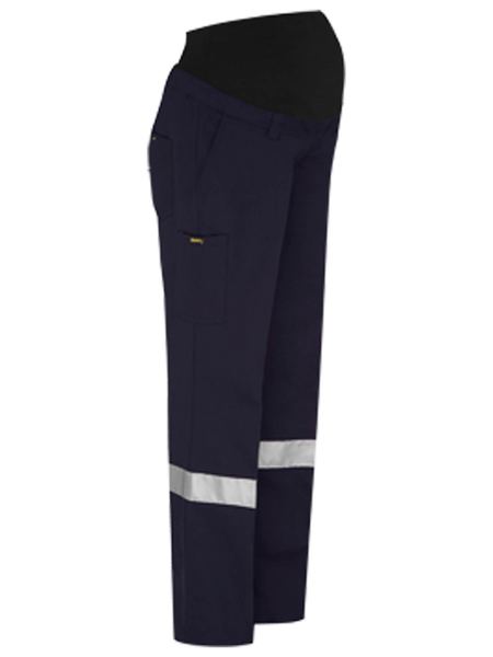 Bisley Women's Taped Maternity Drill Work Pants - BPLM6009T
