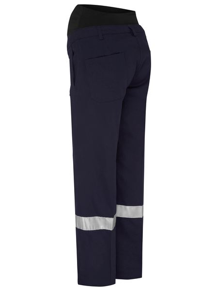 Bisley Women's Taped Maternity Drill Work Pants - BPLM6009T