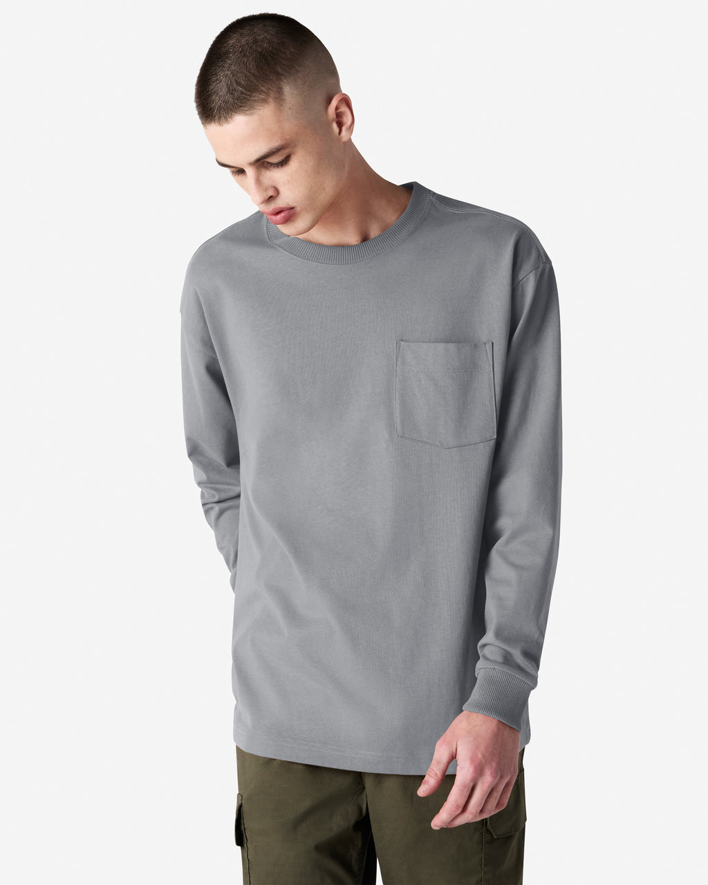 9410 American Apparel Super Heavyweight Unisex Long Sleeve Pocket T-Shirt