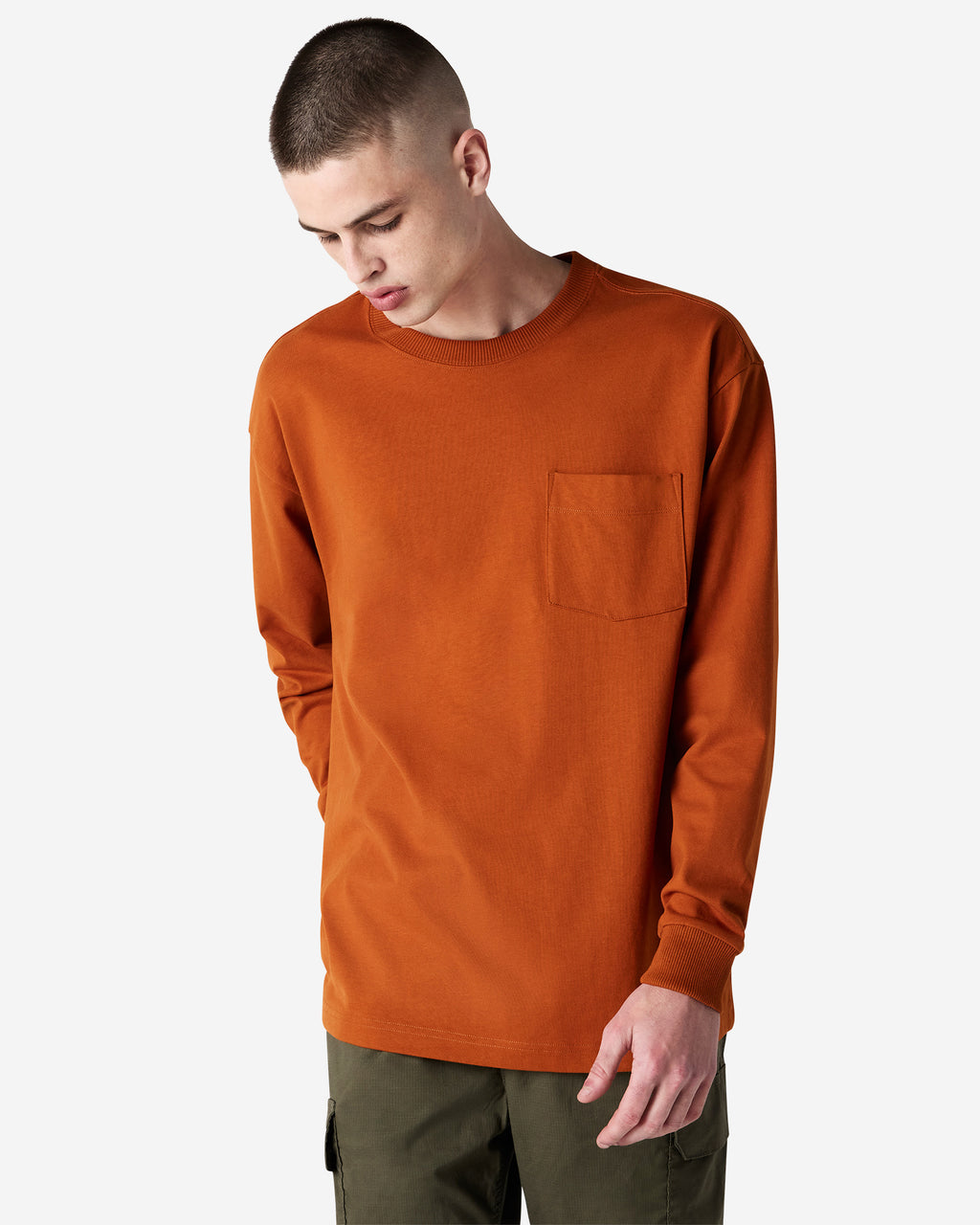 9410 American Apparel Super Heavyweight Unisex Long Sleeve Pocket T-Shirt