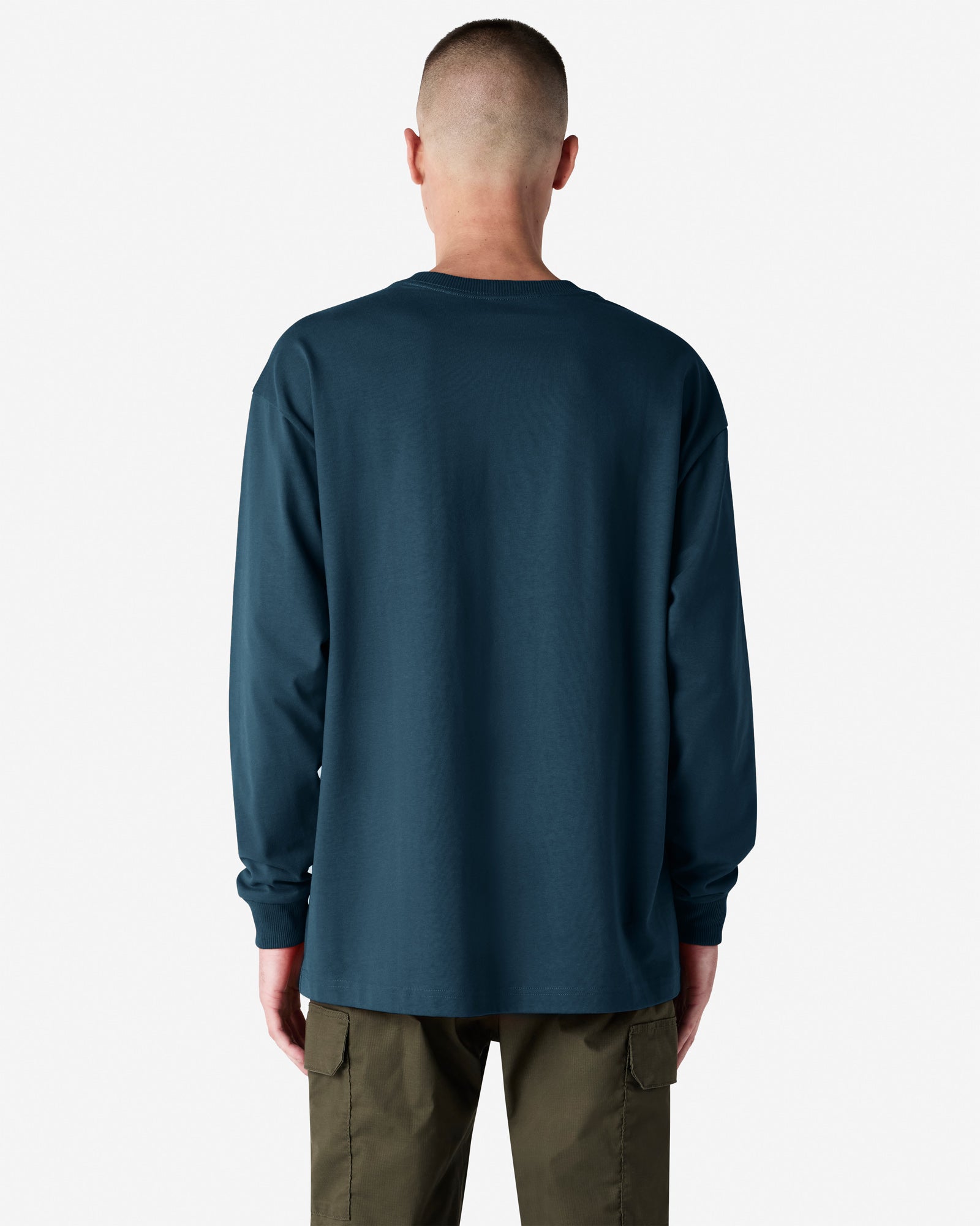 9410 American Apparel Super Heavyweight Unisex Long Sleeve Pocket T-Shirt