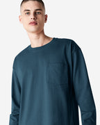 9410 American Apparel Super Heavyweight Unisex Long Sleeve Pocket T-Shirt