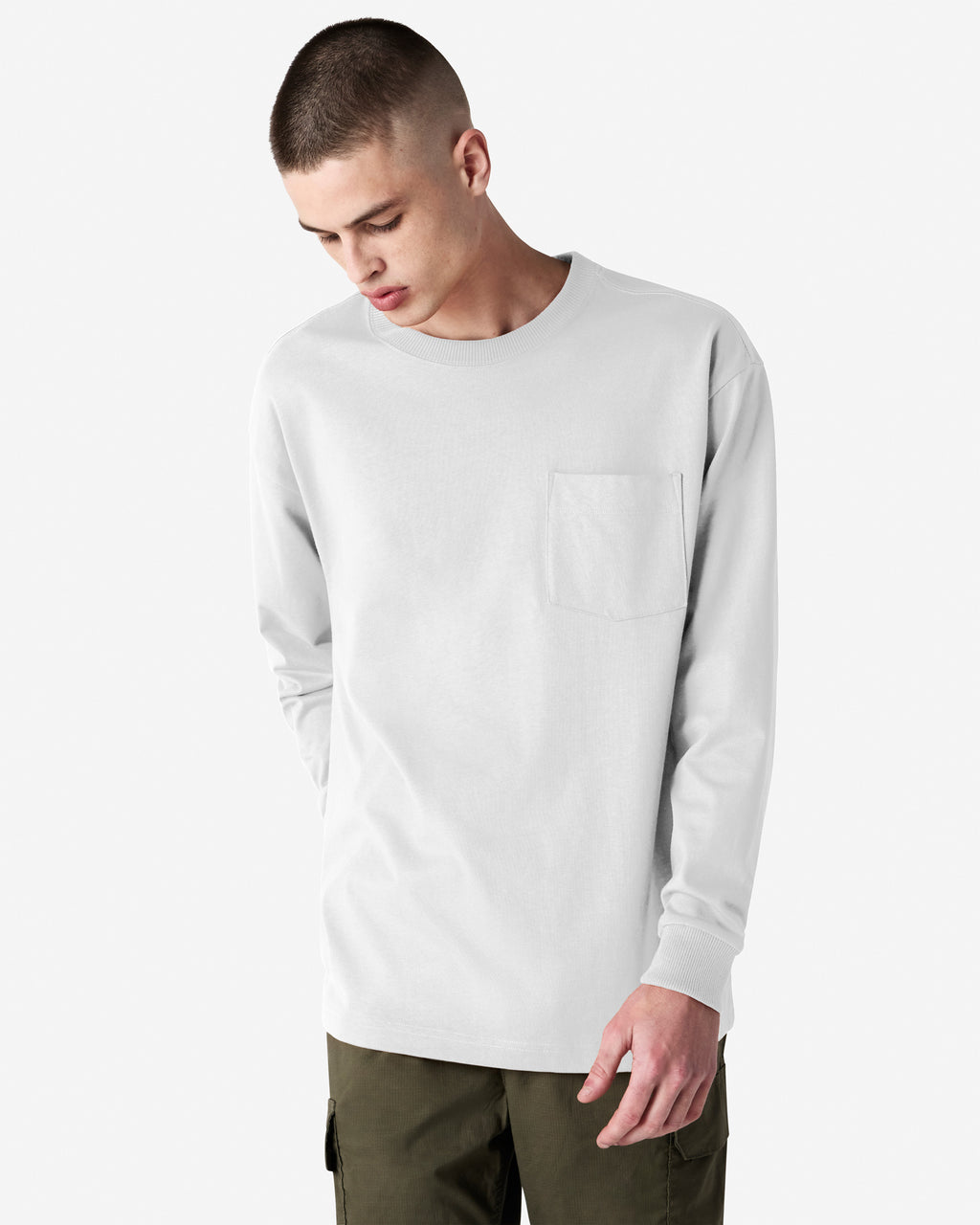 9410 American Apparel Super Heavyweight Unisex Long Sleeve Pocket T-Shirt