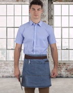 Benchmark AP10 East Village Half Denim Look Apron
