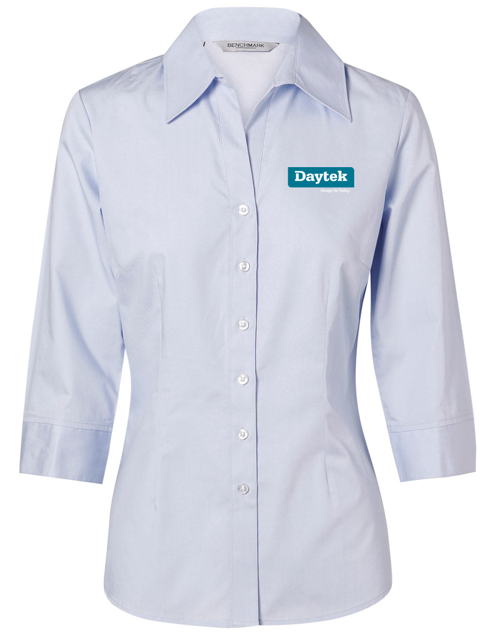 Daytek Australia - M8030Q Women's Fine Twill 3/4 Sleeve Shirt