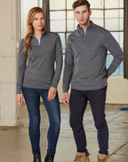 FL26 Ultimate Half Zip Long Sleeve Sweat Top - Ladies
