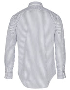 Benchmark M7310L Men's Executive Sateen Stripe Long Sleeve Shirt