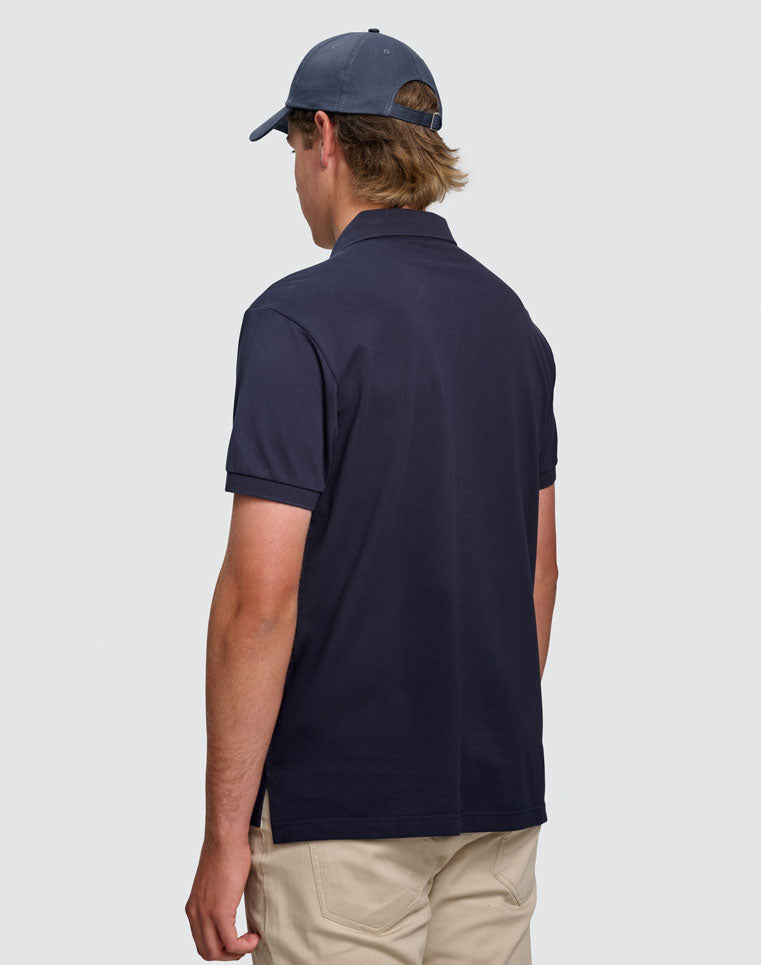 PS71 Mens Ultrafine Cotton Pique Short Sleeve Polo