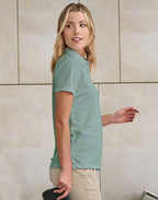 PS96 SUSTAINABLE JACQUARD KNIT POLO Ladies
