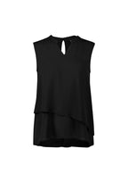 RB260LN Womens Seville Sleeveless Layered Blouse