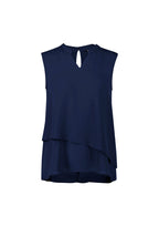 RB260LN Womens Seville Sleeveless Layered Blouse