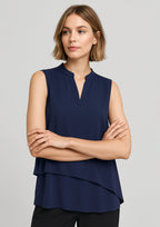 RB260LN Womens Seville Sleeveless Layered Blouse