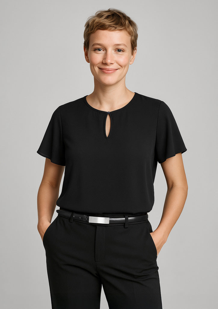 RB261LS Womens Vienna Short Sleeve Blouse