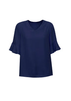 RB966LS Womens Aria Fluted Sleeve Blouse