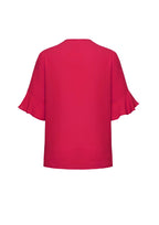 RB966LS Womens Aria Fluted Sleeve Blouse