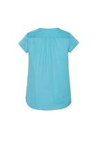 RB967LS Womens Kayla V-Neck Pleat Blouse