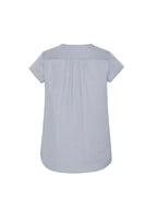 RB967LS Womens Kayla V-Neck Pleat Blouse