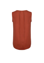 RB973LN Womens Estelle Sleeveless Pleat Detail Blouse
