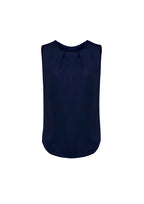 RB973LN Womens Estelle Sleeveless Pleat Detail Blouse