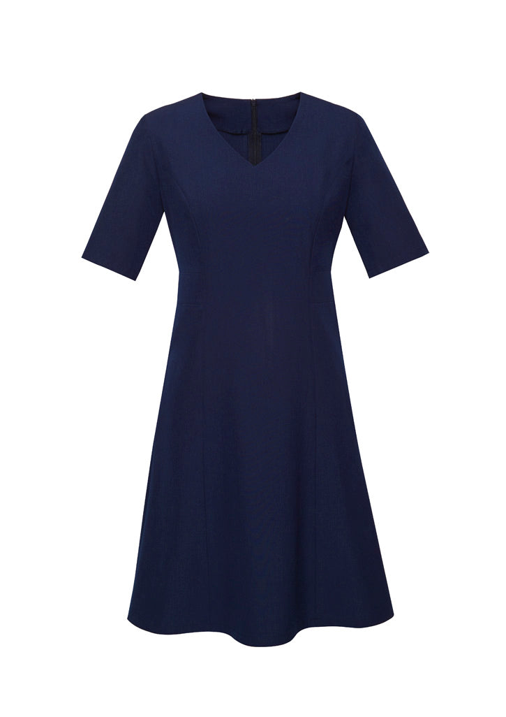 RD974L Womens Siena Extended Short Sleeve Dress