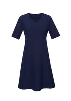 RD974L Womens Siena Extended Short Sleeve Dress