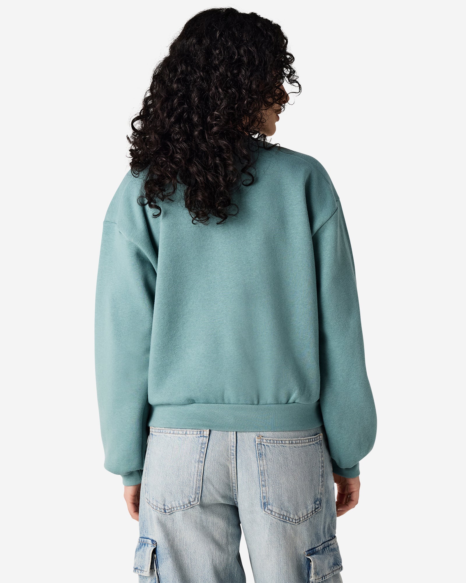 RF494 American Apparel Reflex Fleece Women's Crewneck Sweatshirt