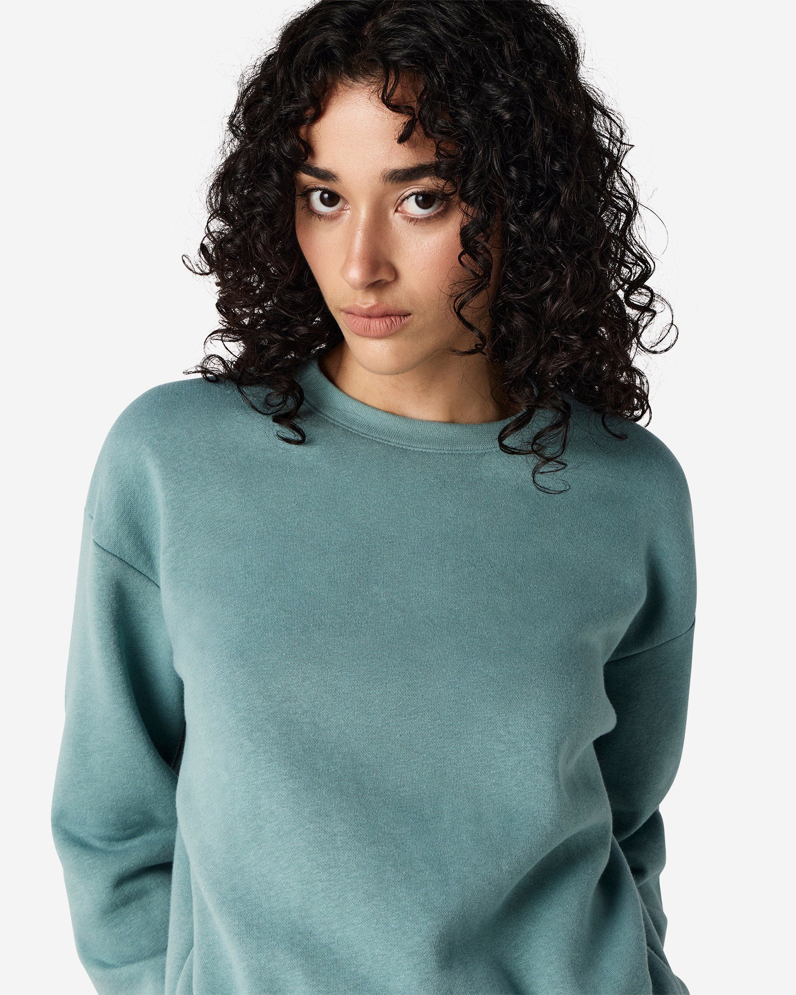RF494 American Apparel Reflex Fleece Women's Crewneck Sweatshirt