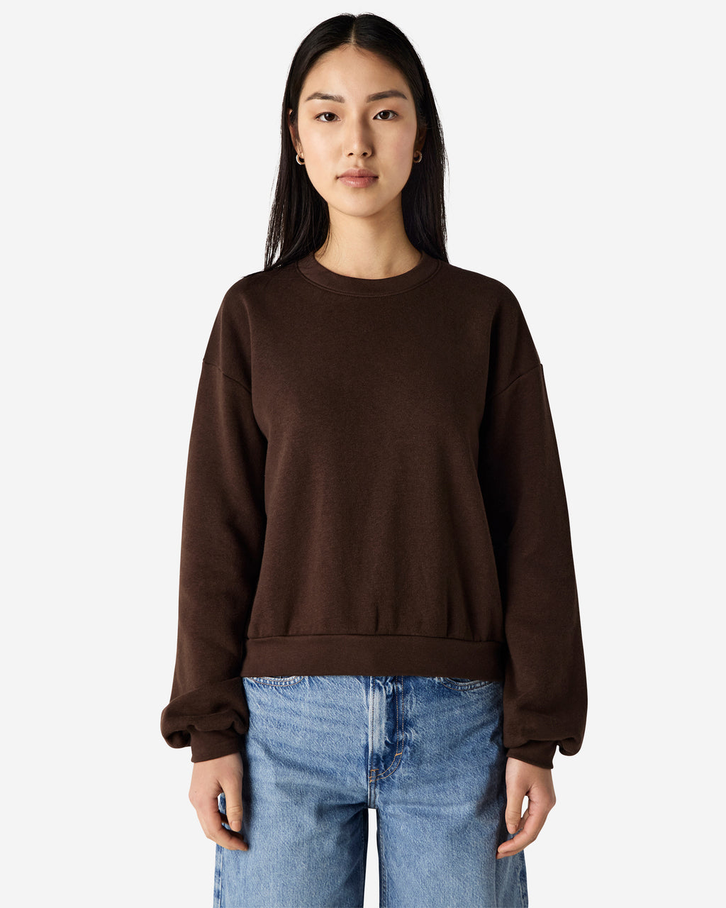 RF494 American Apparel Reflex Fleece Women's Crewneck Sweatshirt