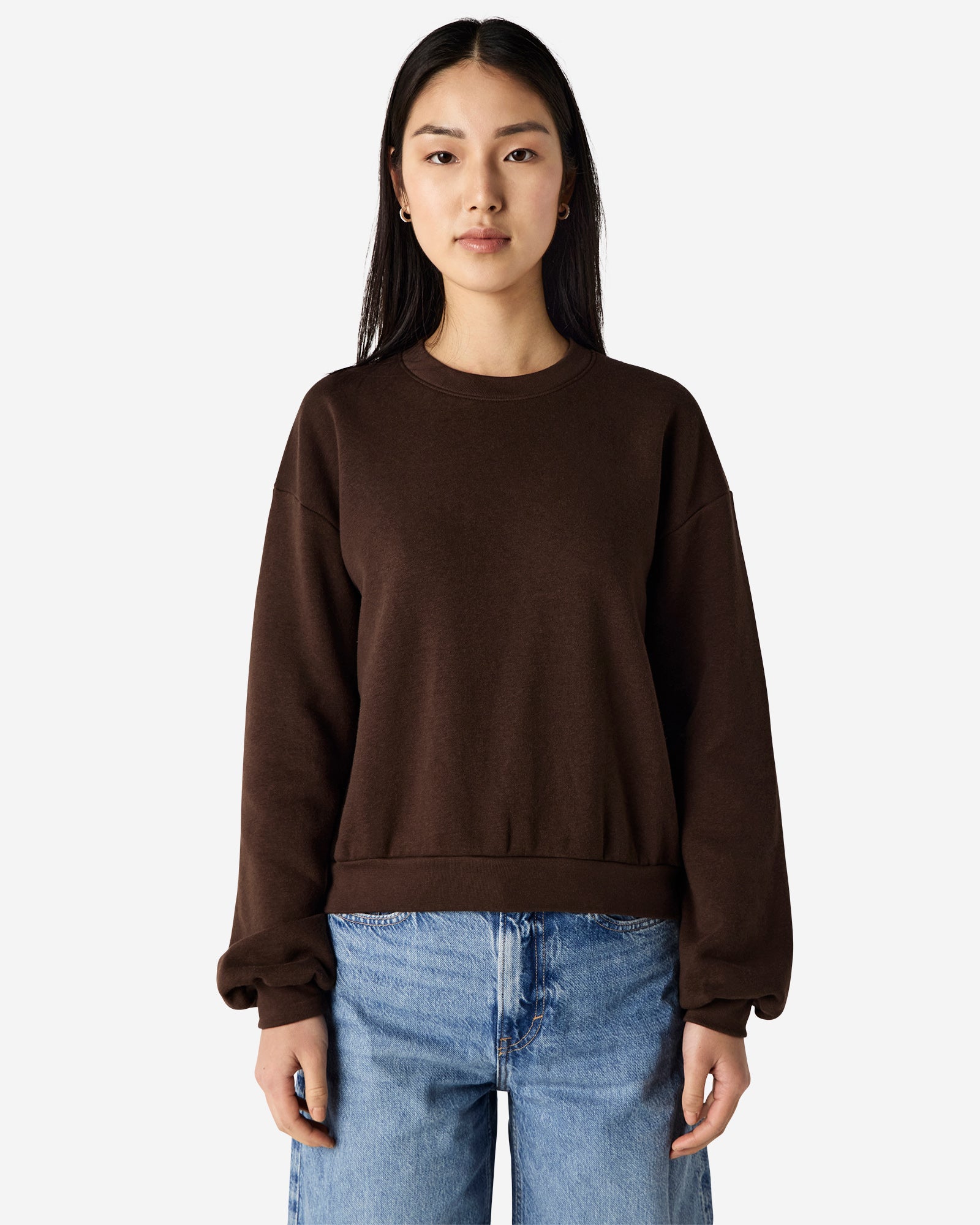 RF494 American Apparel Reflex Fleece Women's Crewneck Sweatshirt