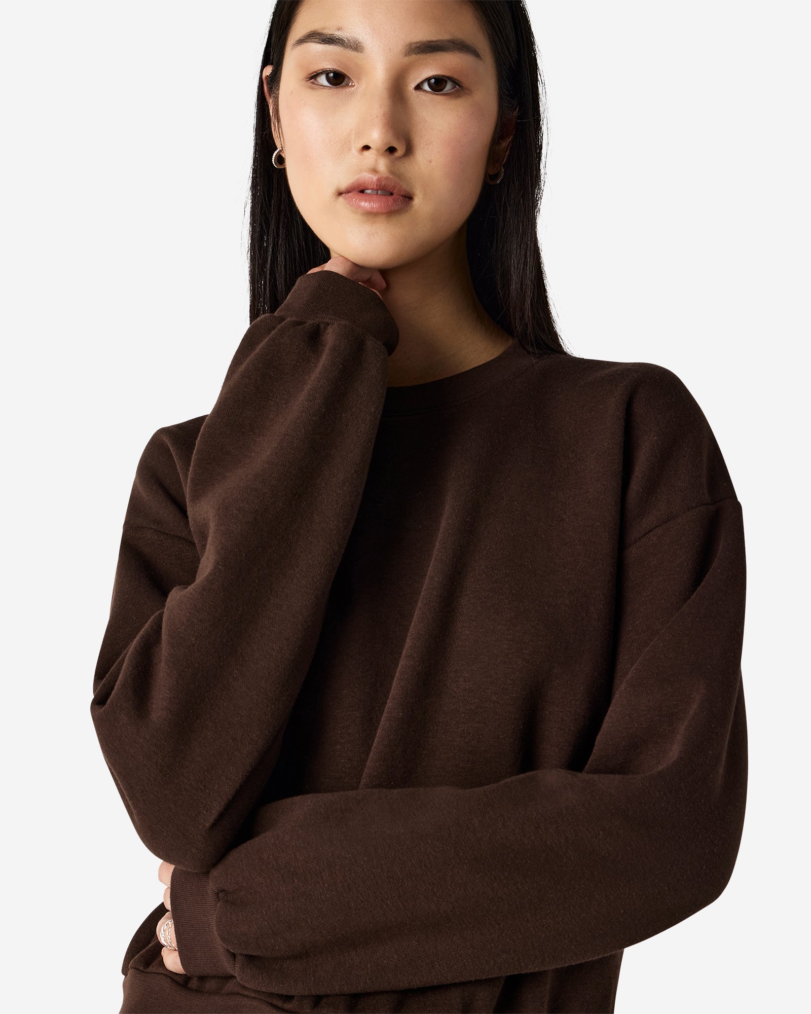 RF494 American Apparel Reflex Fleece Women's Crewneck Sweatshirt