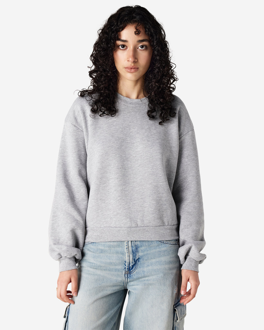 RF494 American Apparel Reflex Fleece Women's Crewneck Sweatshirt