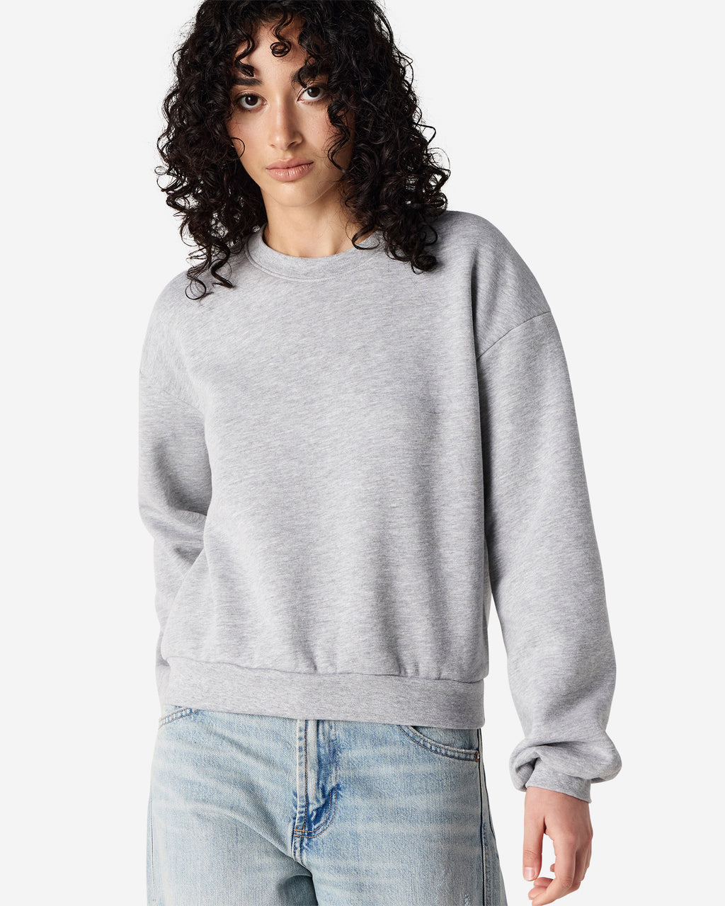 RF494 American Apparel Reflex Fleece Women's Crewneck Sweatshirt