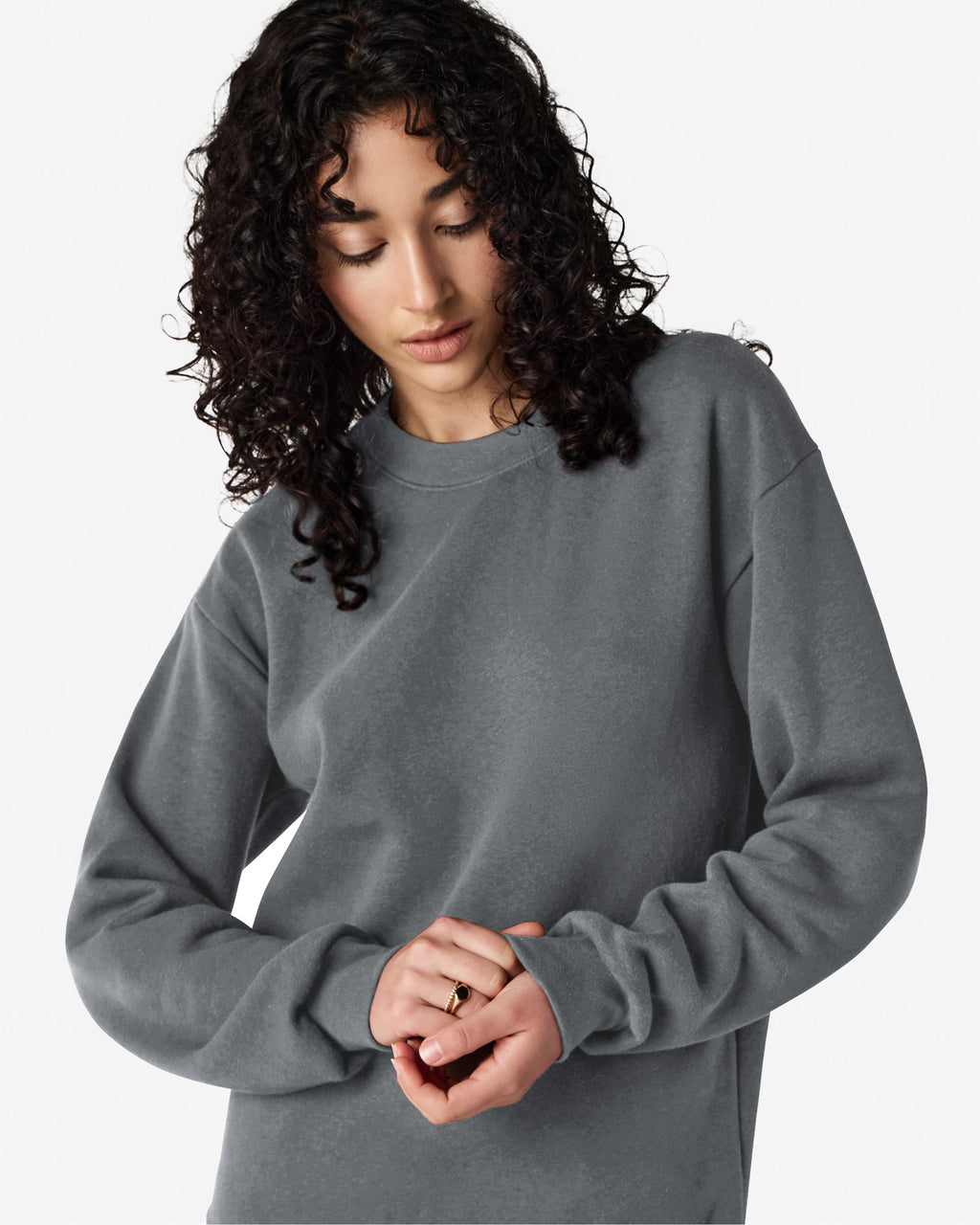 RF496 American Apparel Reflex Fleece Unisex Crewneck Sweatshirt