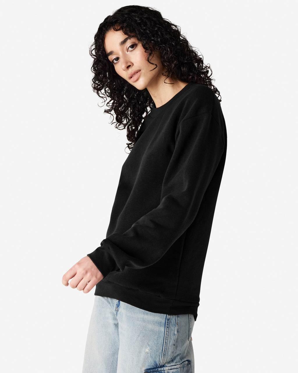 RF496 American Apparel Reflex Fleece Unisex Crewneck Sweatshirt