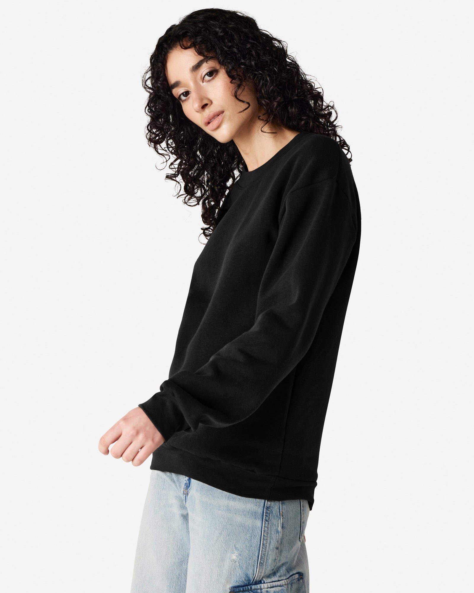 RF496 American Apparel Reflex Fleece Unisex Crewneck Sweatshirt