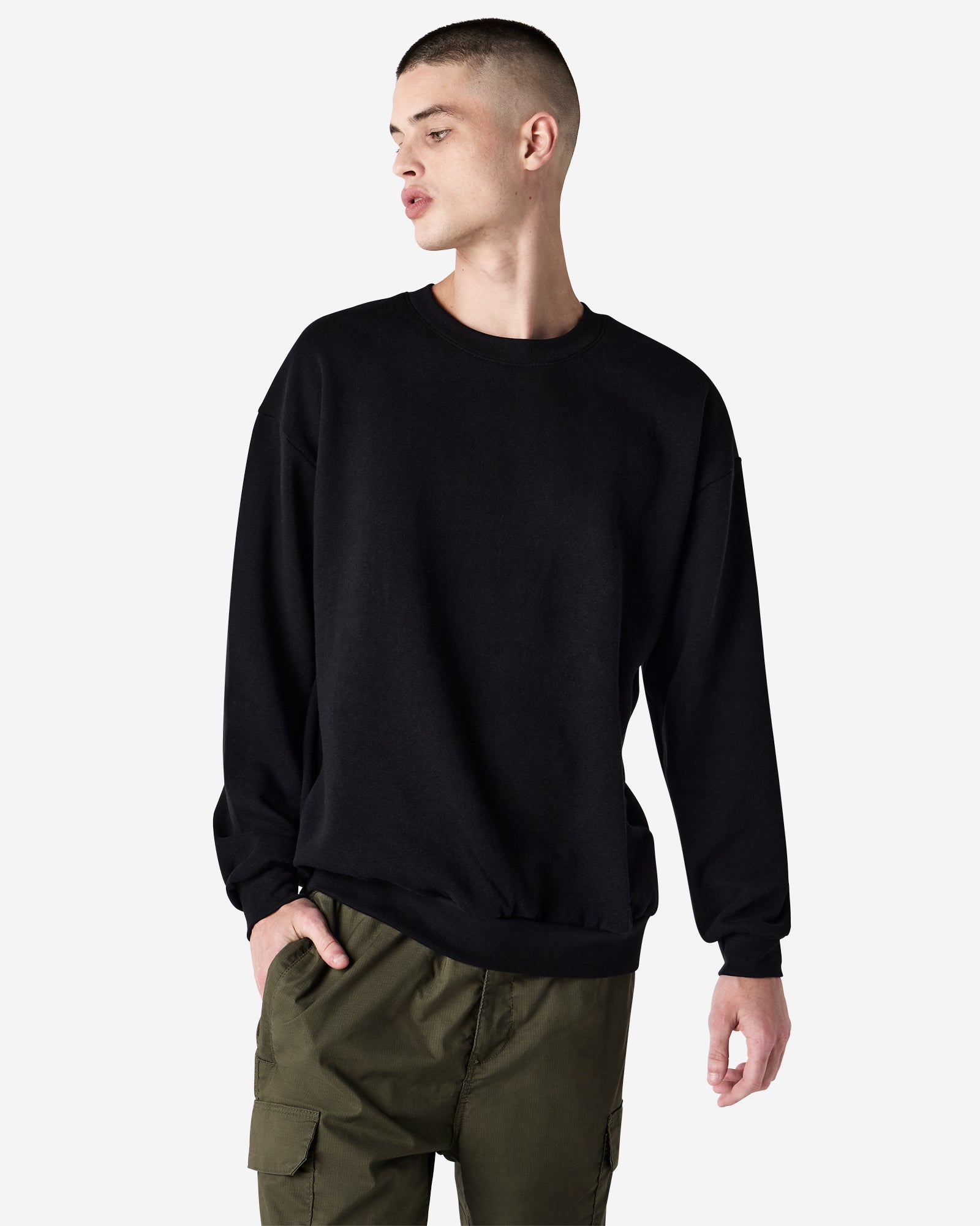 RF496 American Apparel Reflex Fleece Unisex Crewneck Sweatshirt