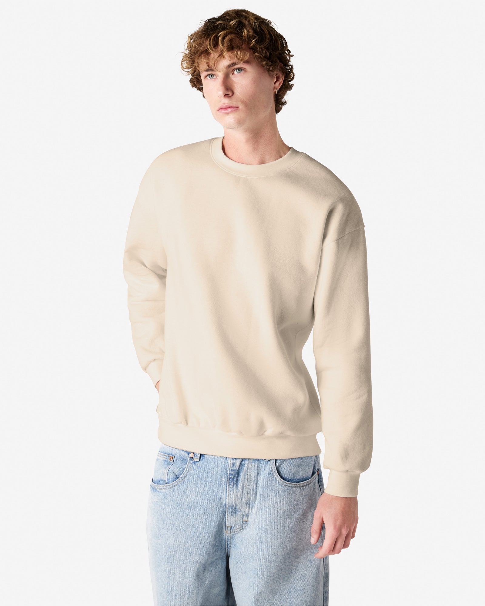 RF496 American Apparel Reflex Fleece Unisex Crewneck Sweatshirt