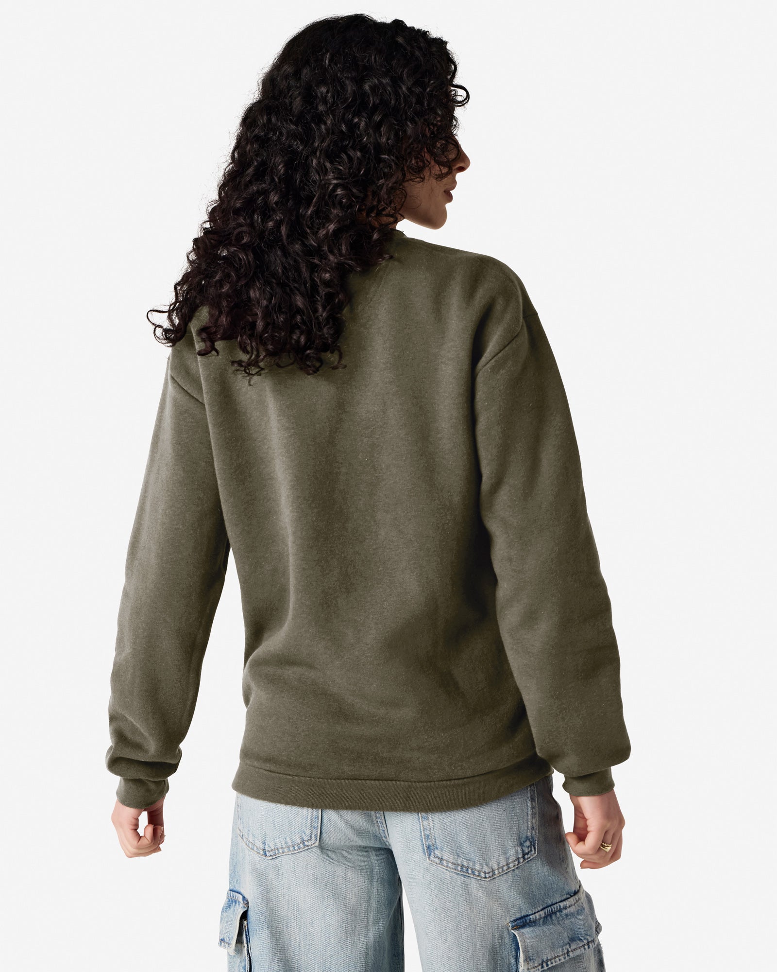 RF496 American Apparel Reflex Fleece Unisex Crewneck Sweatshirt