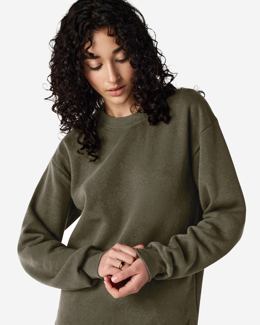 RF496 American Apparel Reflex Fleece Unisex Crewneck Sweatshirt