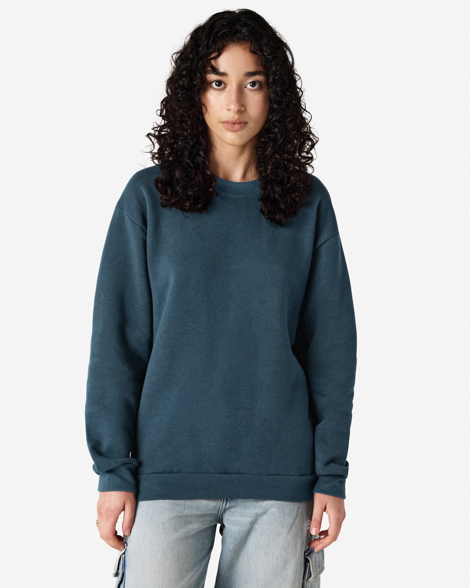 RF496 American Apparel Reflex Fleece Unisex Crewneck Sweatshirt