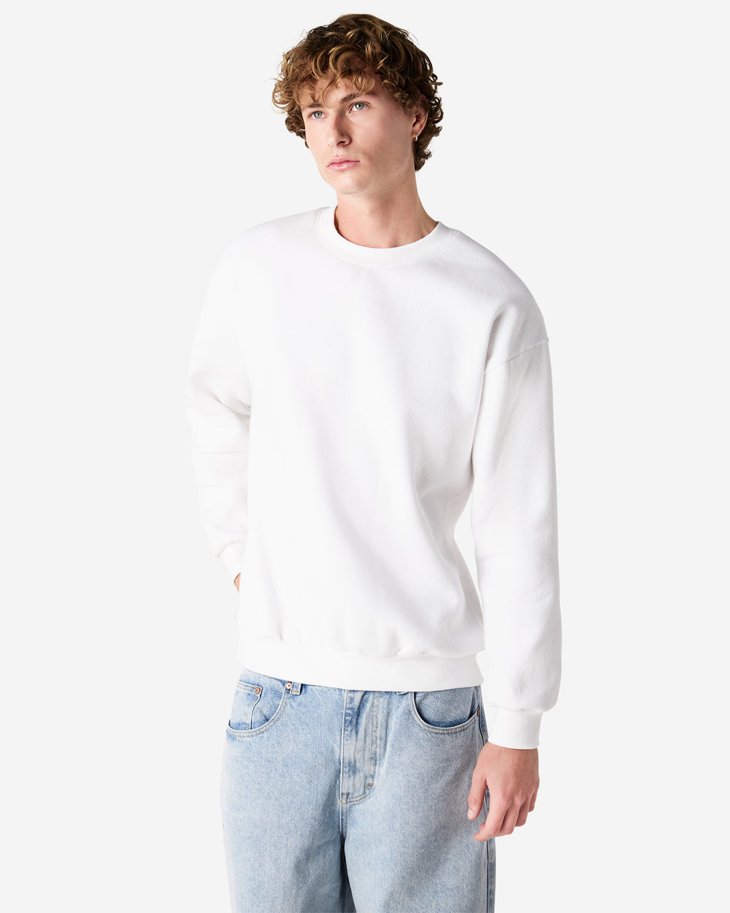 RF496 American Apparel Reflex Fleece Unisex Crewneck Sweatshirt