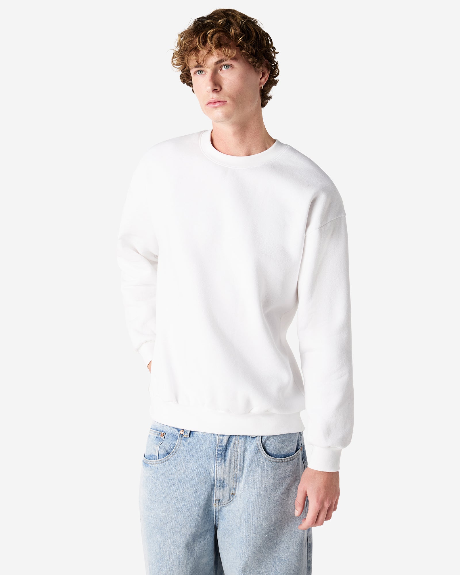 RF496 American Apparel Reflex Fleece Unisex Crewneck Sweatshirt