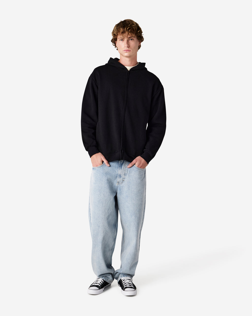 RF497 American Apparel Reflex Fleece Unisex Full Zip Hooded Sweat