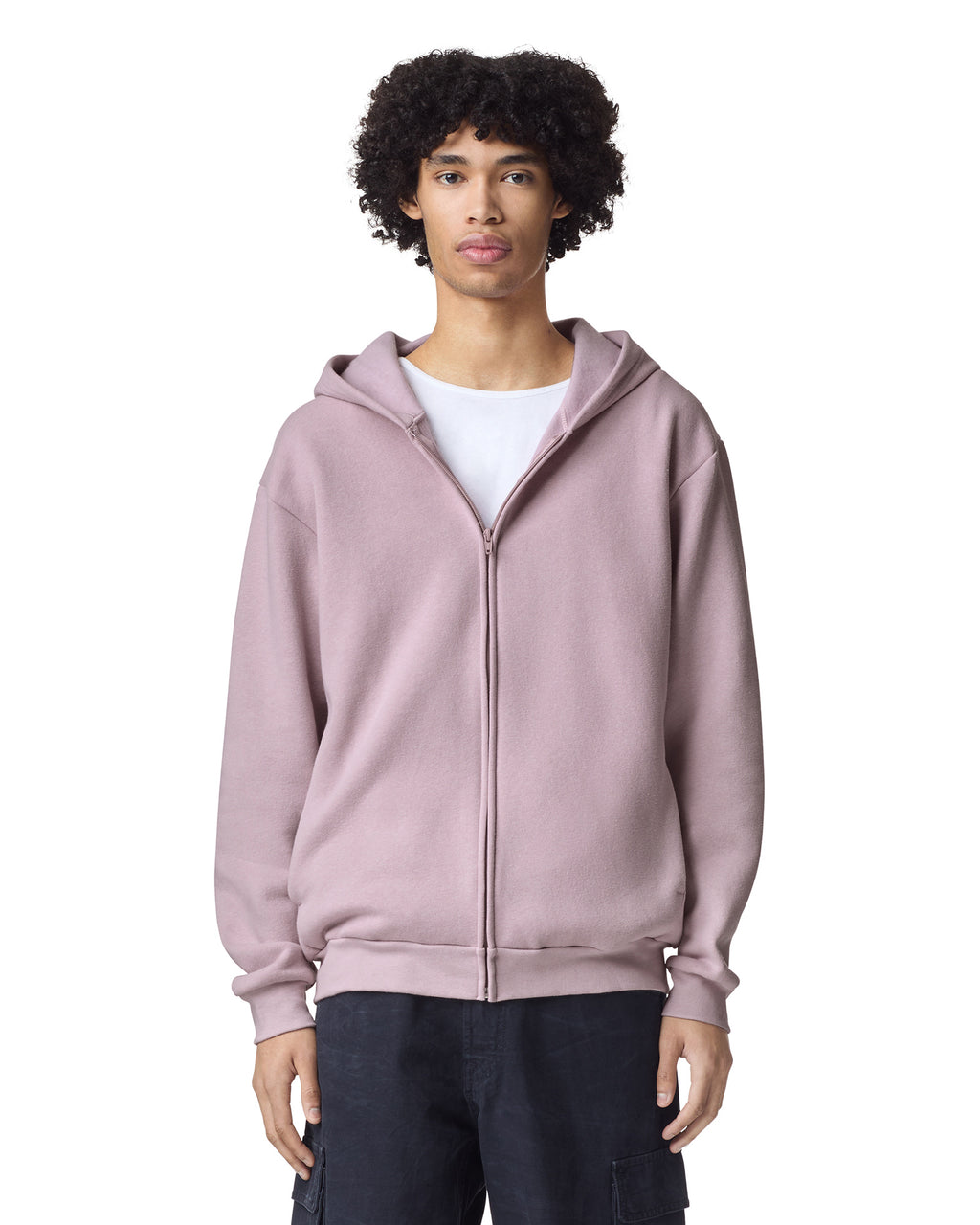 RF497 American Apparel Reflex Fleece Unisex Full Zip Hooded Sweat