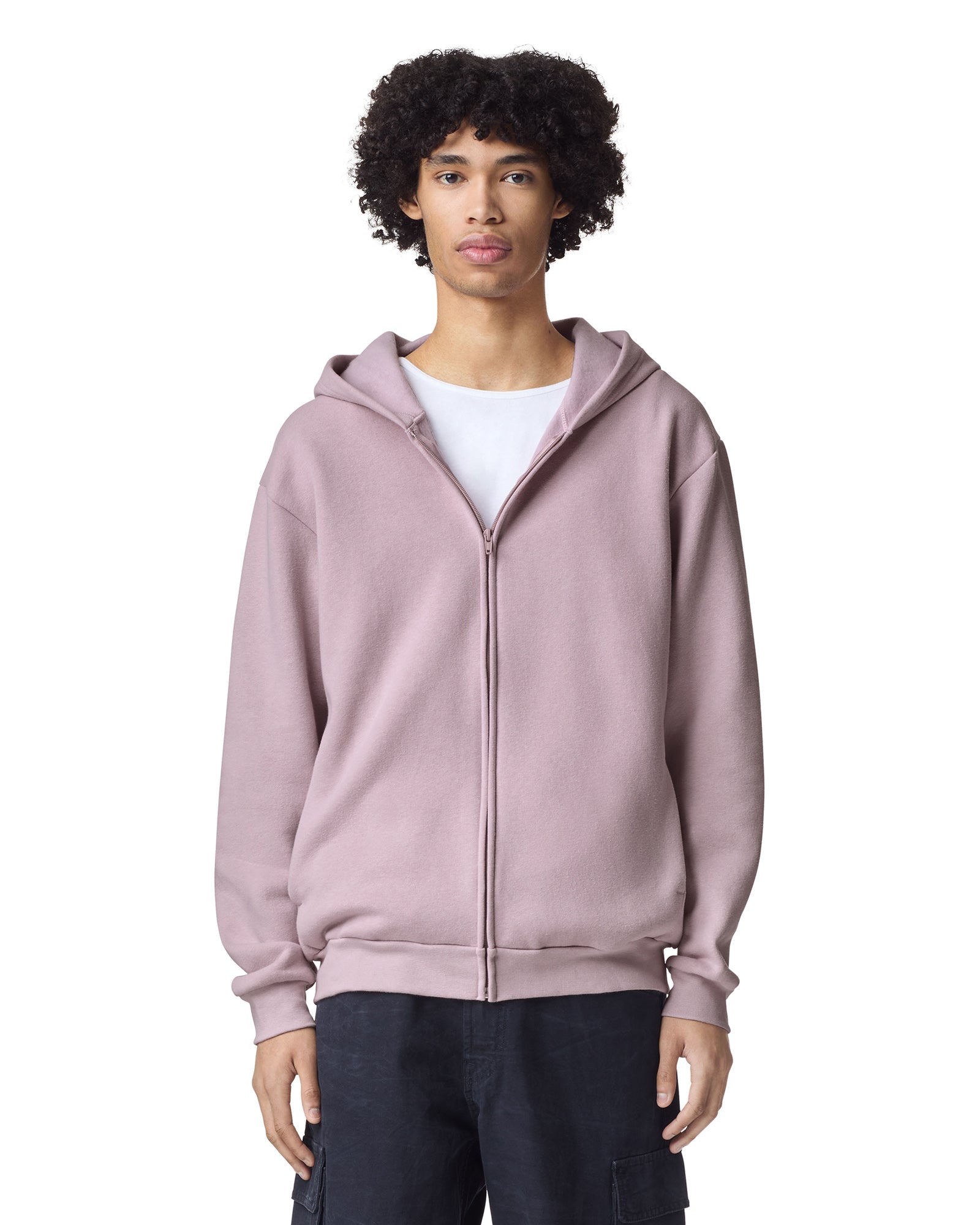 RF497 American Apparel Reflex Fleece Unisex Full Zip Hooded Sweat