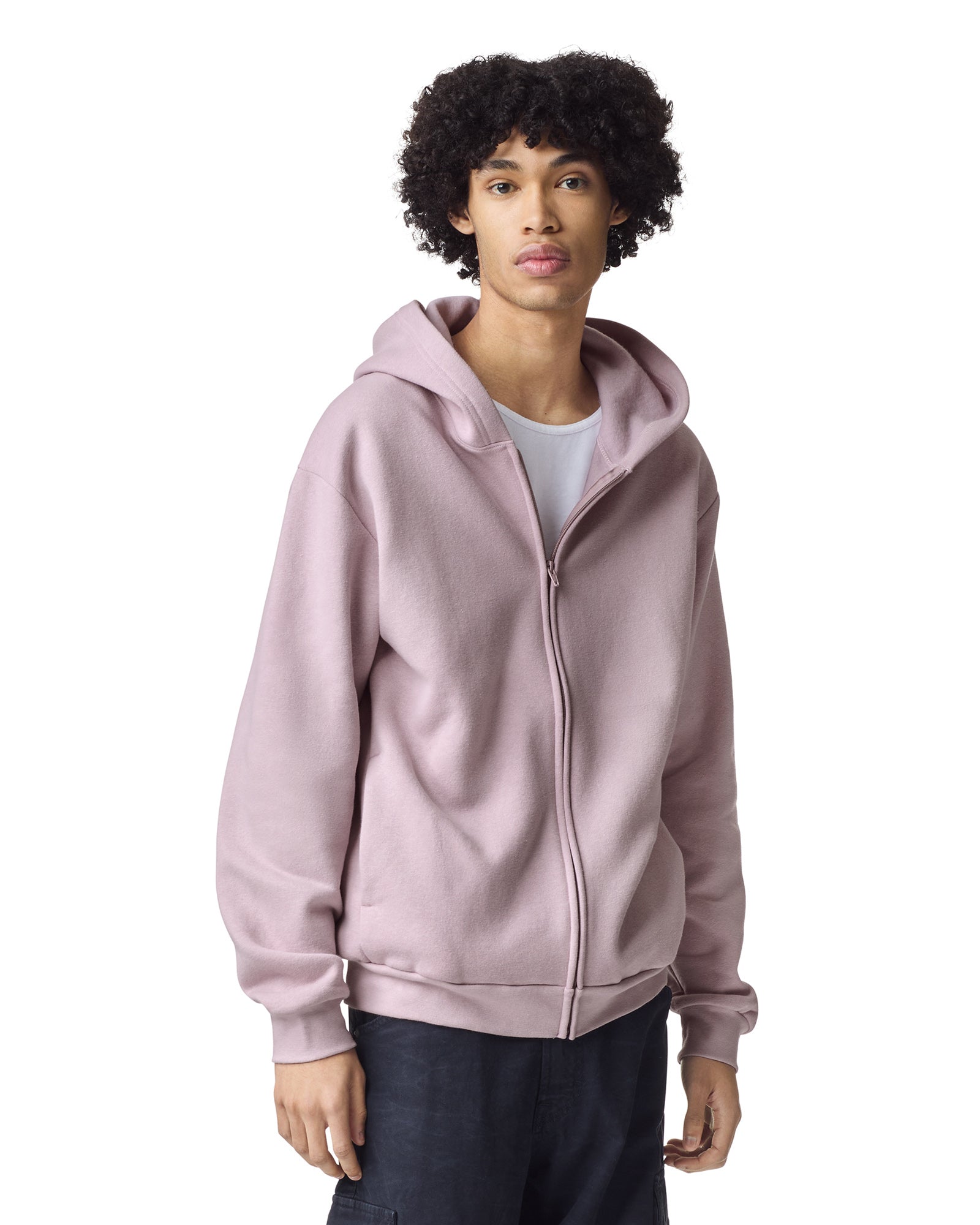 RF497 American Apparel Reflex Fleece Unisex Full Zip Hooded Sweat