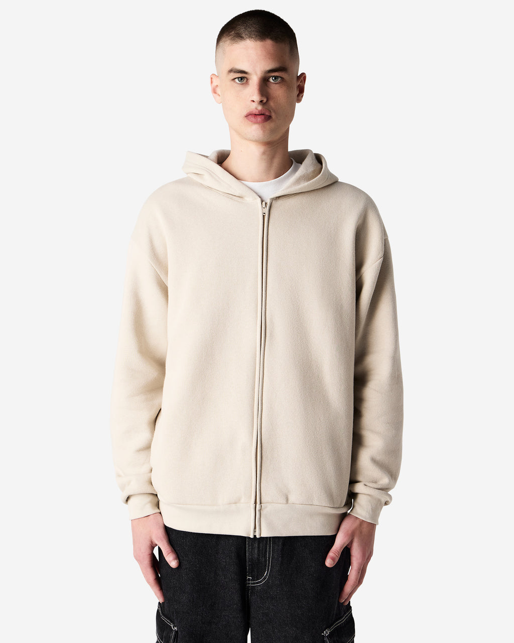 RF497 American Apparel Reflex Fleece Unisex Full Zip Hooded Sweat