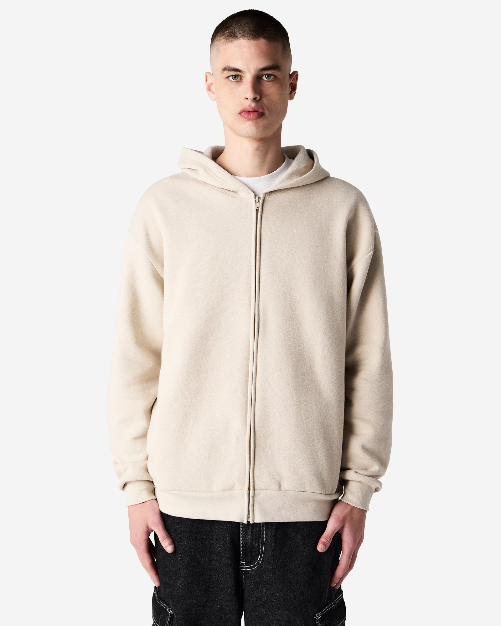 RF497 American Apparel Reflex Fleece Unisex Full Zip Hooded Sweat