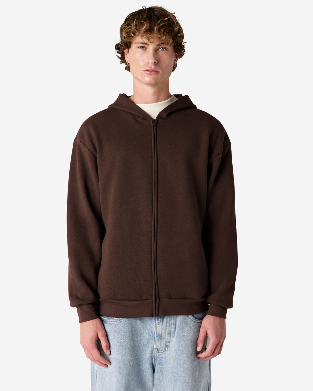 RF497 American Apparel Reflex Fleece Unisex Full Zip Hooded Sweat